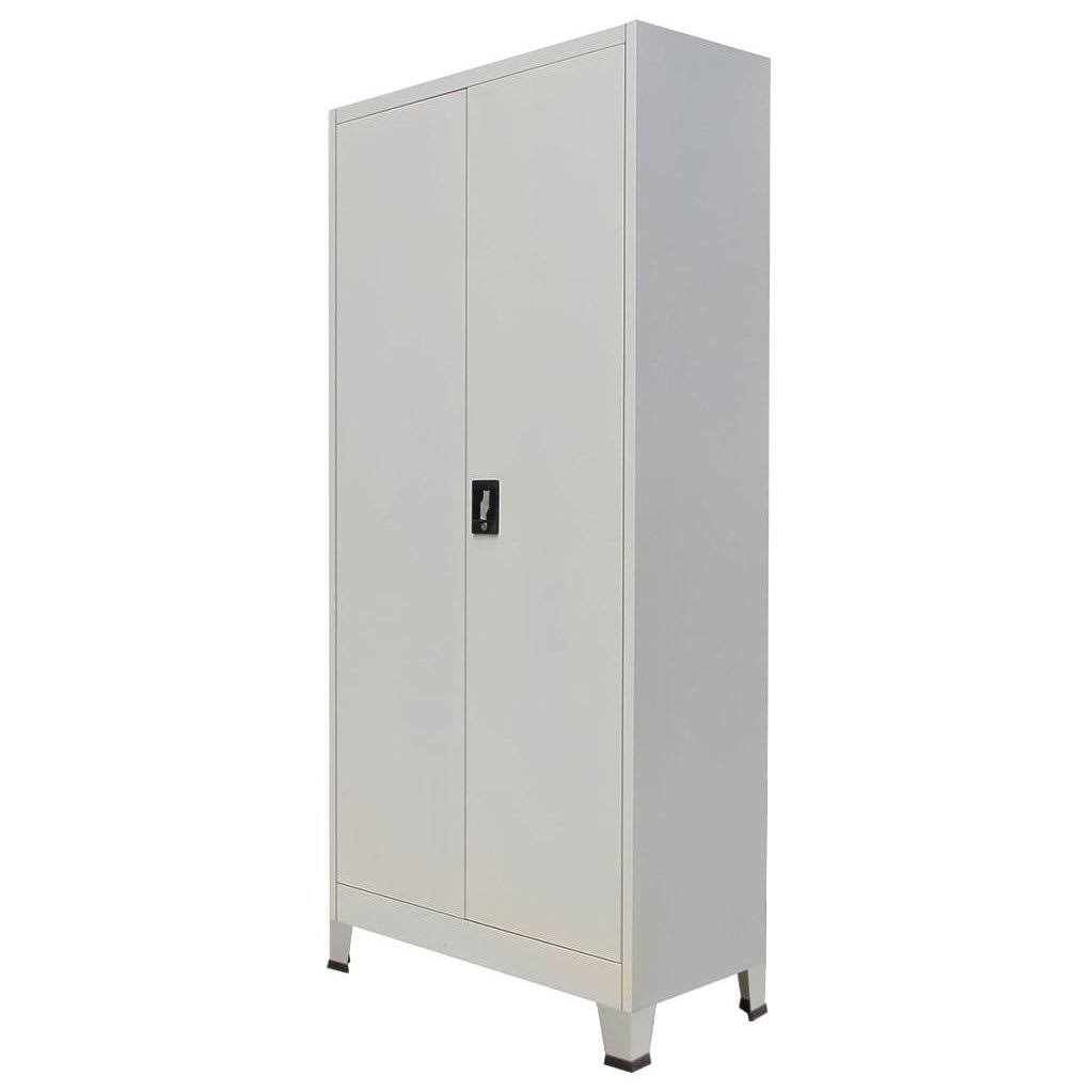 Gray Steel Locker Cabinet with 2 Doors E20527