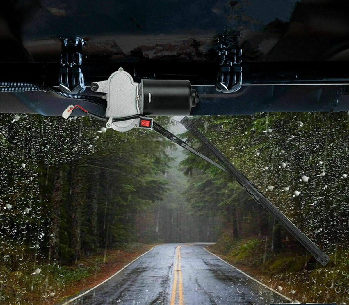 12V Hard Coated Polycarbonate Universal Windshield Wiper Kit E7769