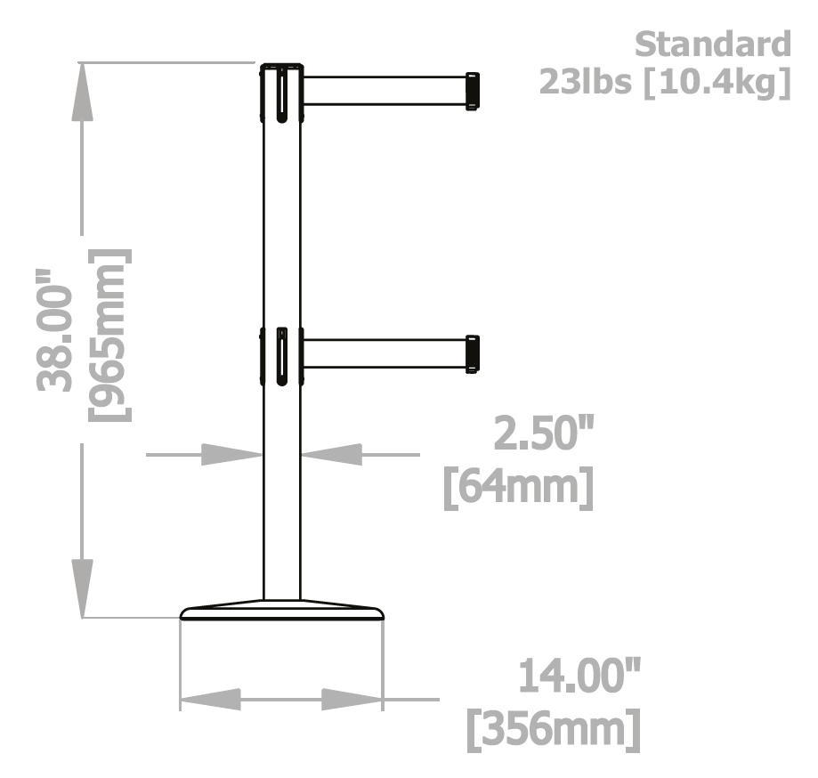Slimline Post K9559