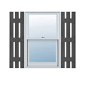 Tuxedo Grey Vinyl Board-n-Batten Shutters I1773