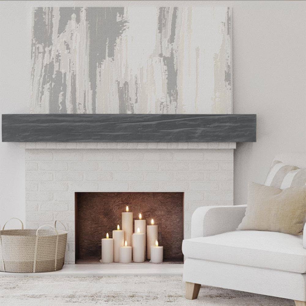 Aged Ash Faux Wood Fireplace Mantel I855