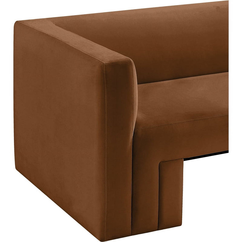 Saddle Velvet Loveseat Z270673