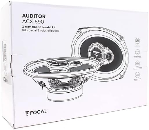 6" x 9" 80W RMS 3-Way 4 Ohm Coaxial Speakers Q945699