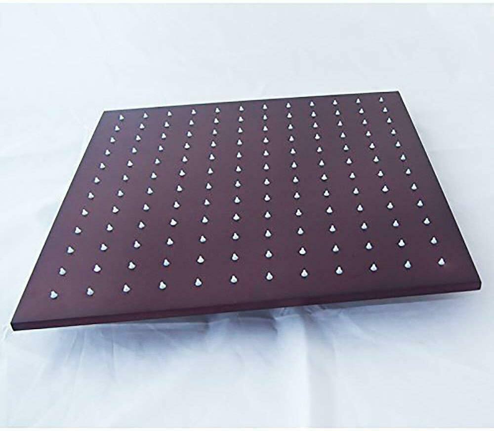Oil Rubbed Bronze Square Rainfall LED Shower Head D63430