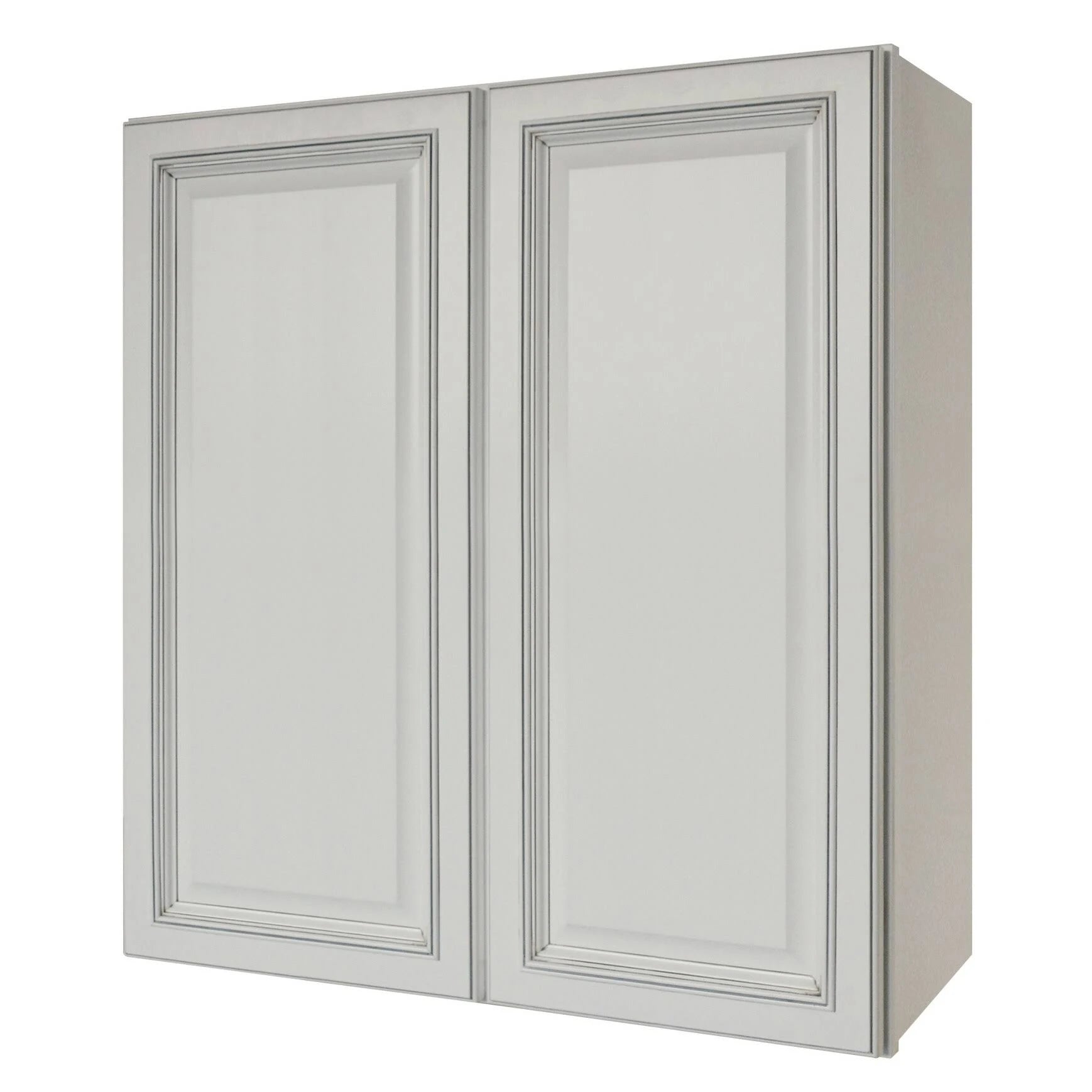 White Double Door Wall Cabinet N55286