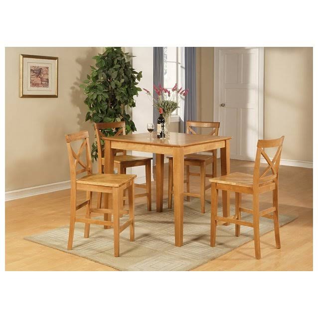 5 Piece Counter Height Table and 4 Stools O294