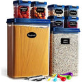 8pc Airtight Plastic Food Storage Containers with Lids E8470