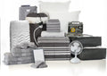 25-Piece Twin XL Washed Microfiber Bedding Bundle with Trunk V635
