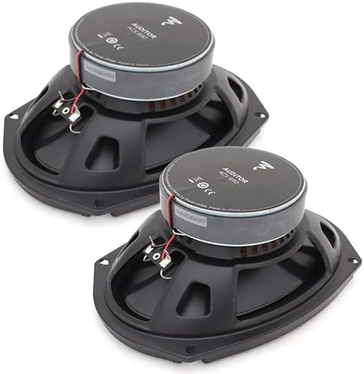 6" x 9" 80W RMS 3-Way 4 Ohm Coaxial Speakers Q945699