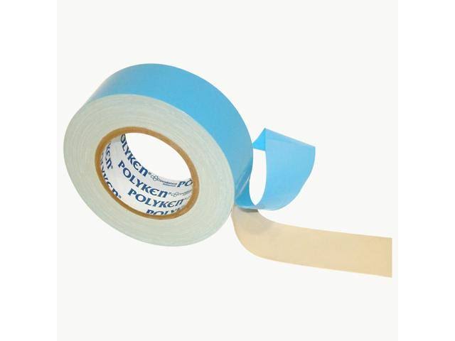 Flame Retardant Double Coated Cloth Carpet Tape, 3x22 x 75 ft, Natural W31882