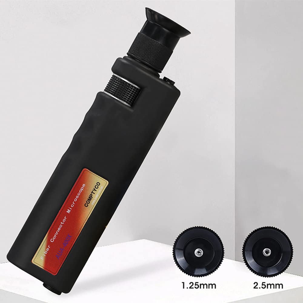 Optic Fiber Cleaning Inspection Kit with 400 Times Microscope and Cleaning Pens X85870