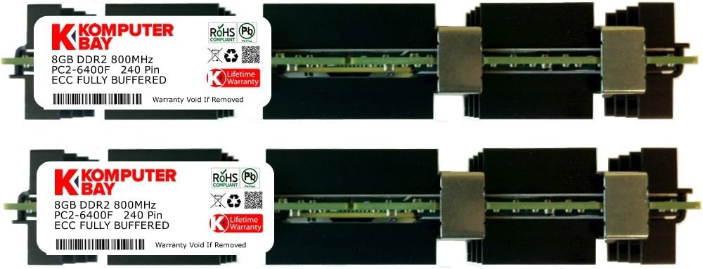 32GB (8X 4GB) DDR2 667MHz CL5 ECC Fully Buffered FB-DIMM 240 PIN w/Heatspreaders S77650