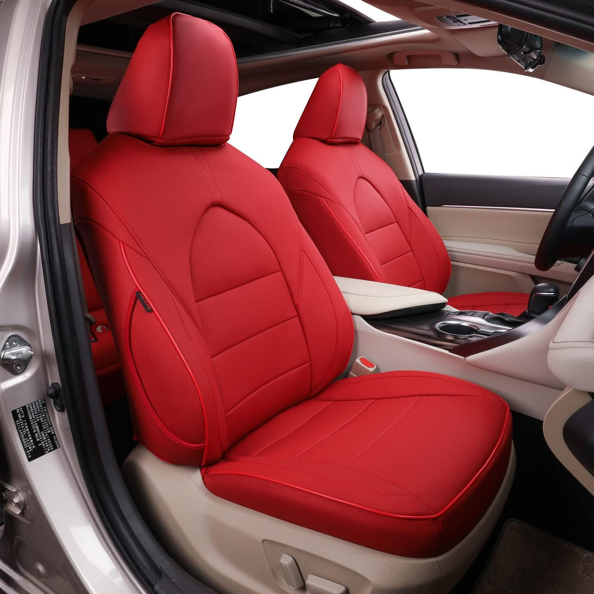 Custom Fit Leatherette Car Seat Covers Y258230