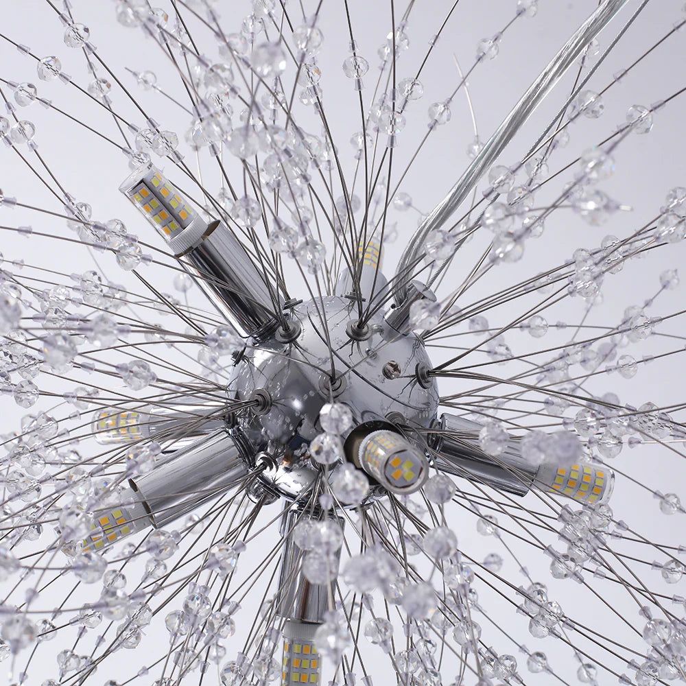 8-Light Sputnik Sphere Crystal Chandelier Q4607