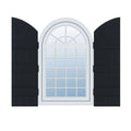Black Vinyl Board and Batten Shutters Pair H575