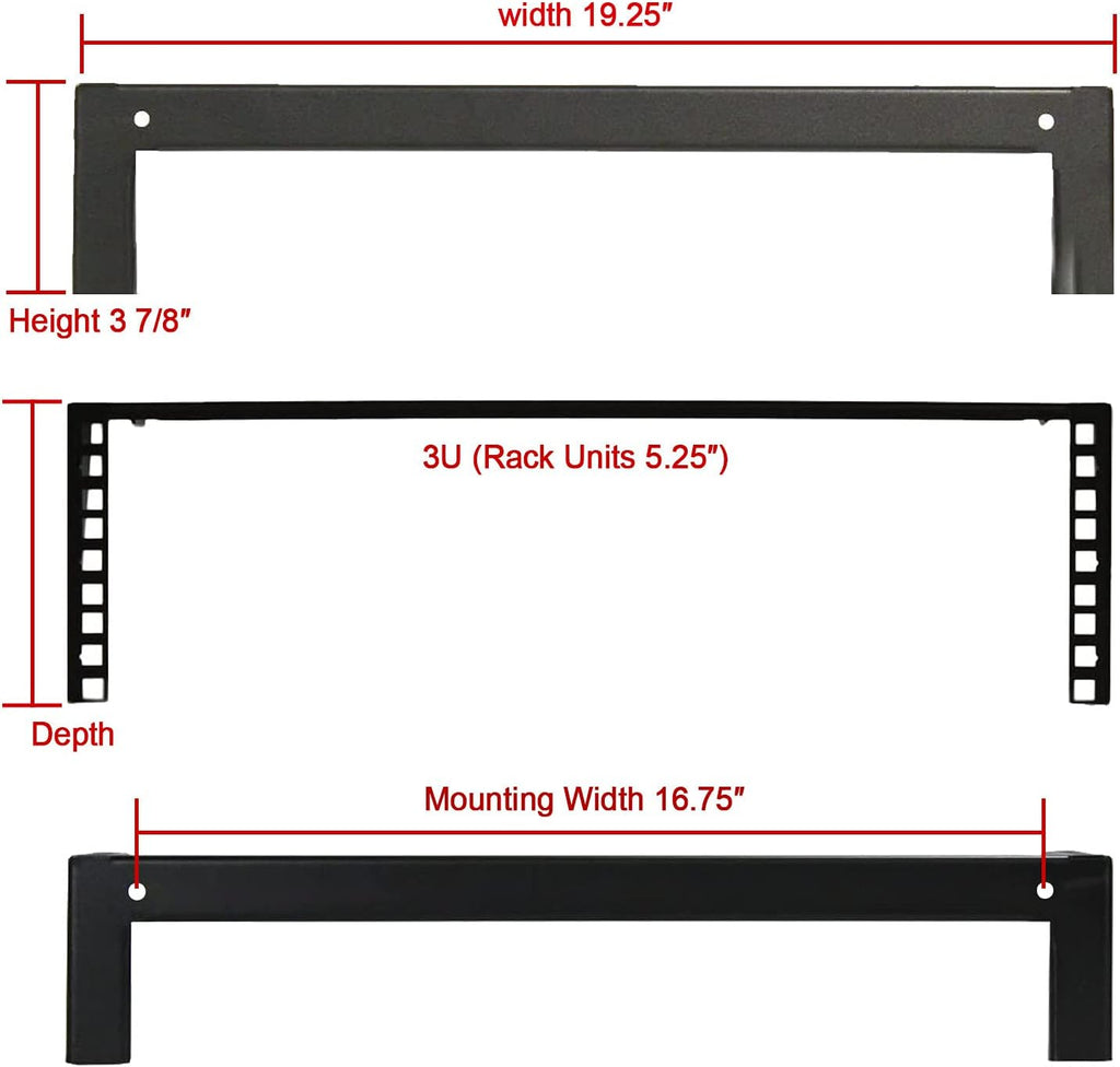19-inch Vertical Wall-Mounted Server Rack V2633