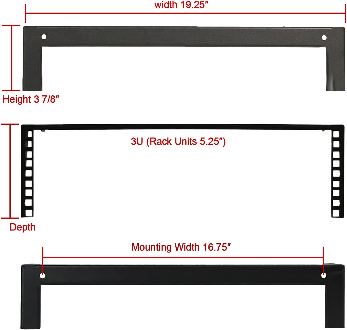 19-inch Vertical Wall-Mounted Server Rack V2633