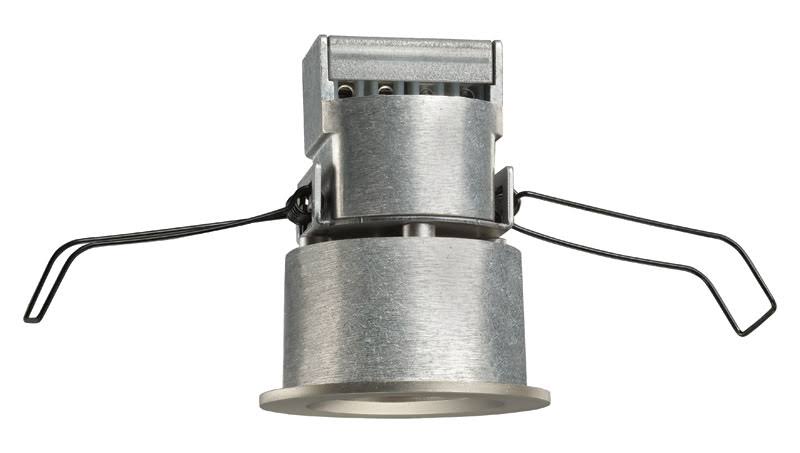 Mini LED Downlight 3500K 12V Satin Nickel P1301