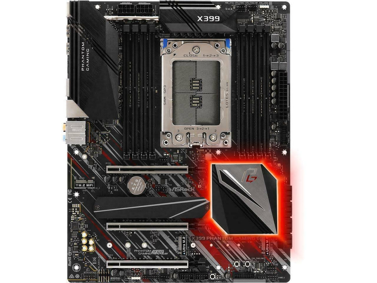 AMD X399 Socket TR4 Motherboard B808131