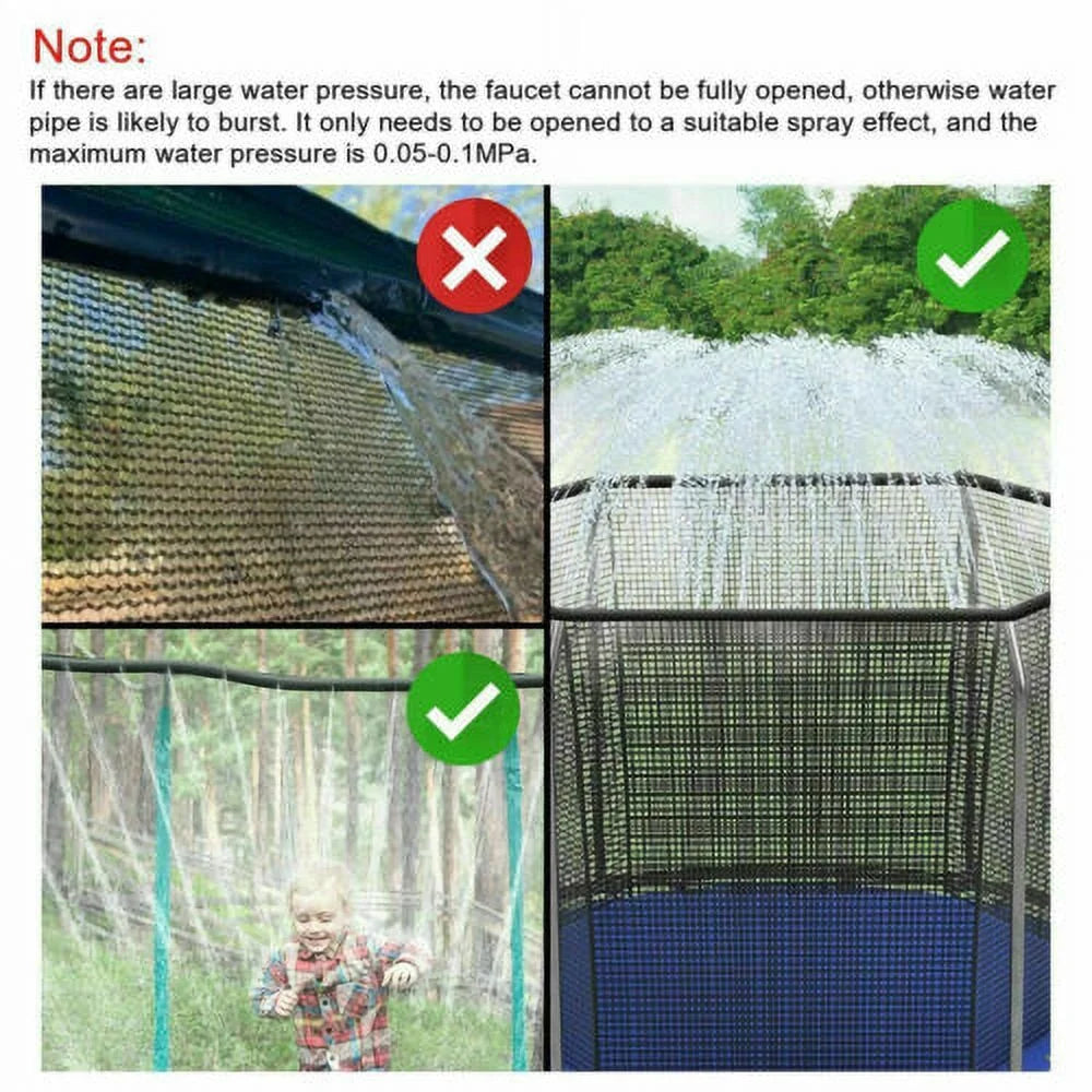 39Ft/49Ft Trampoline Sprinkler Water Toy Z5989