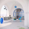 7 Piece Outdoor Patio Aluminum Sectional Sofa Set Y9876
