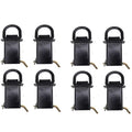 8 Pack Heavy Duty Adjustable Trailer Stake Pocket D Ring 5400 Lbs E695