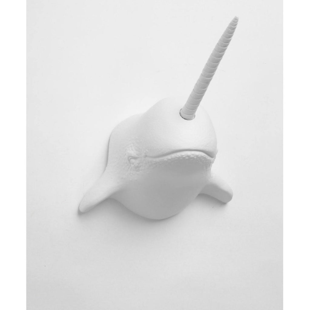 Faux Narwhal Head Wall Mount Y203315