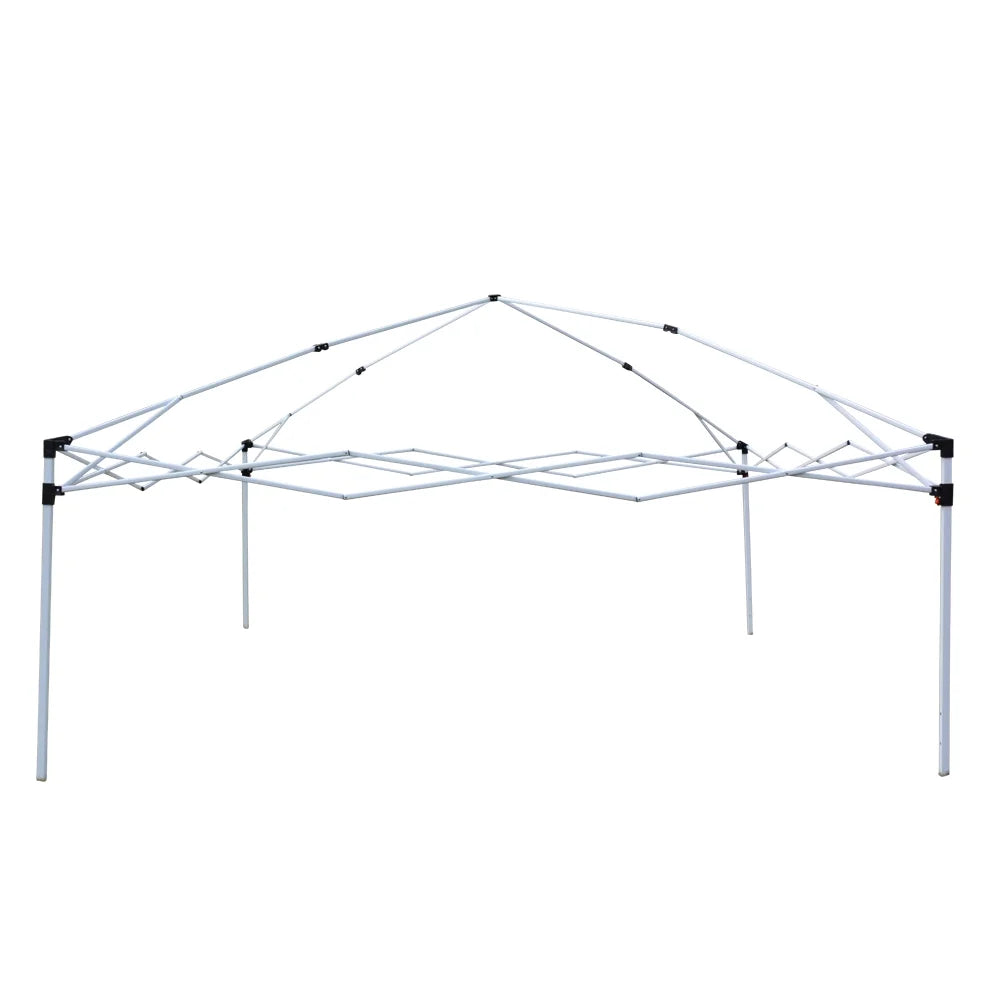 Khaki 10' x 10' Instant Canopy Tent with Carrying Bag U8248
