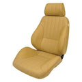 Beige Vinyl Racing Seat N1635