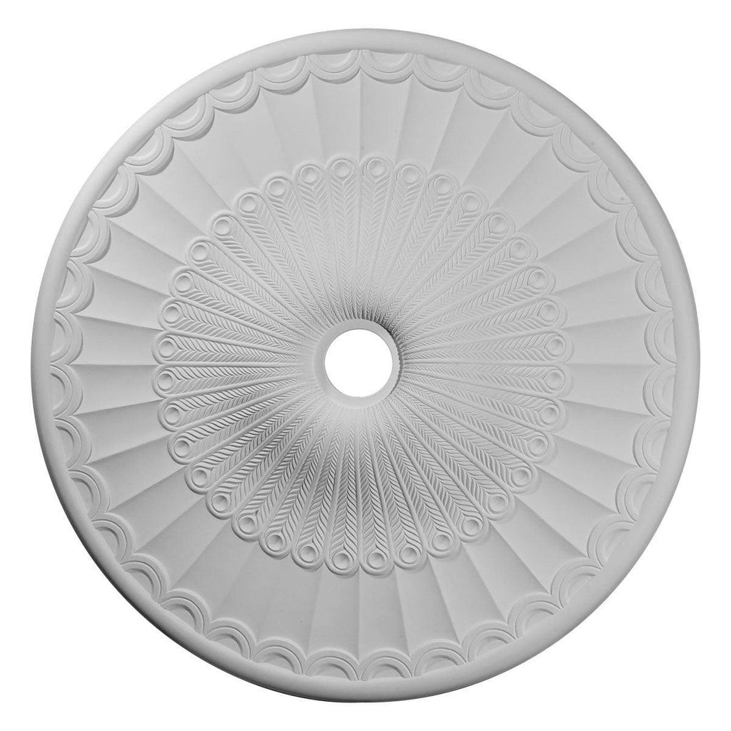 Hand-Painted Pewter Ceiling Medallion K878147