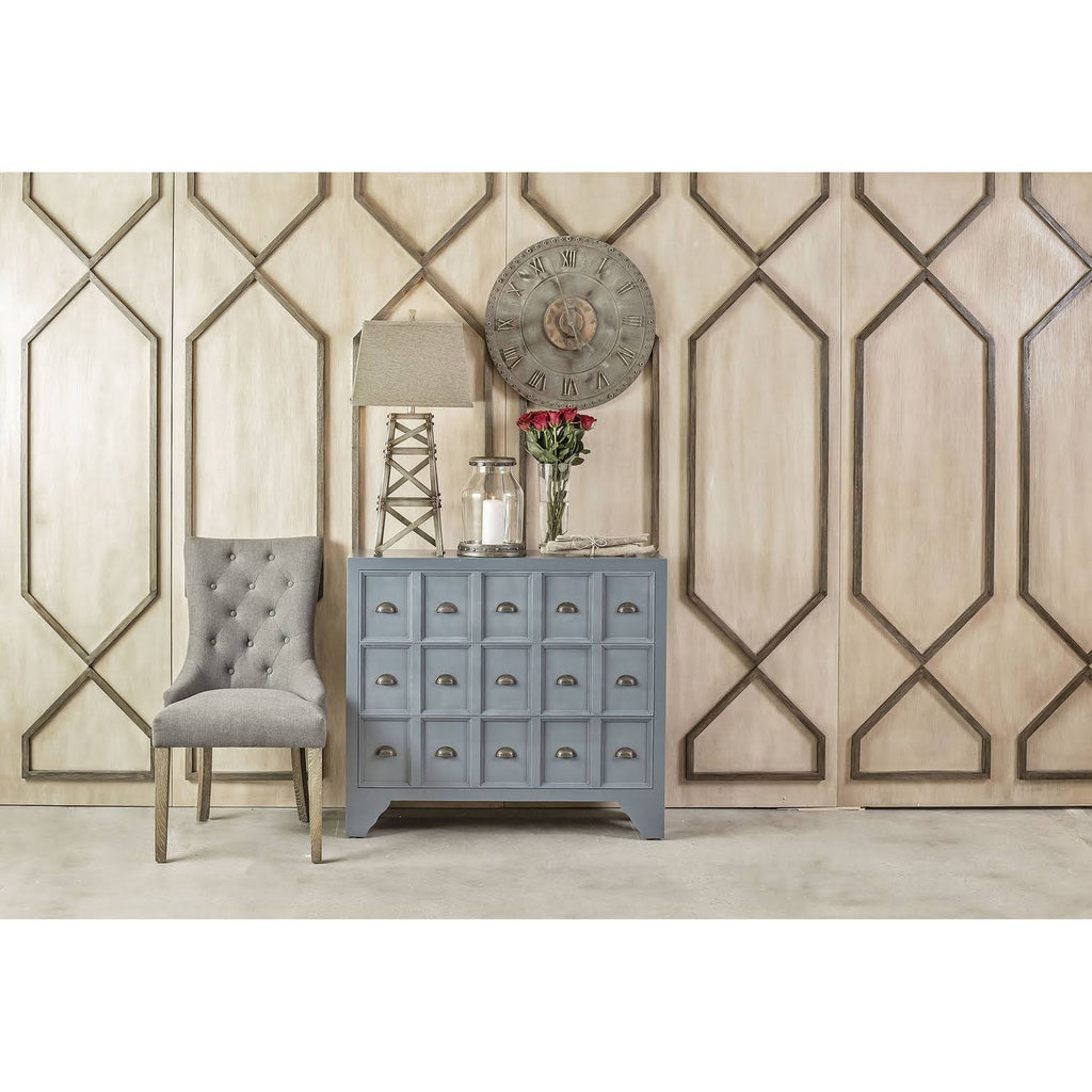Archipelago Blue Apothecary-Style Chest Q778439