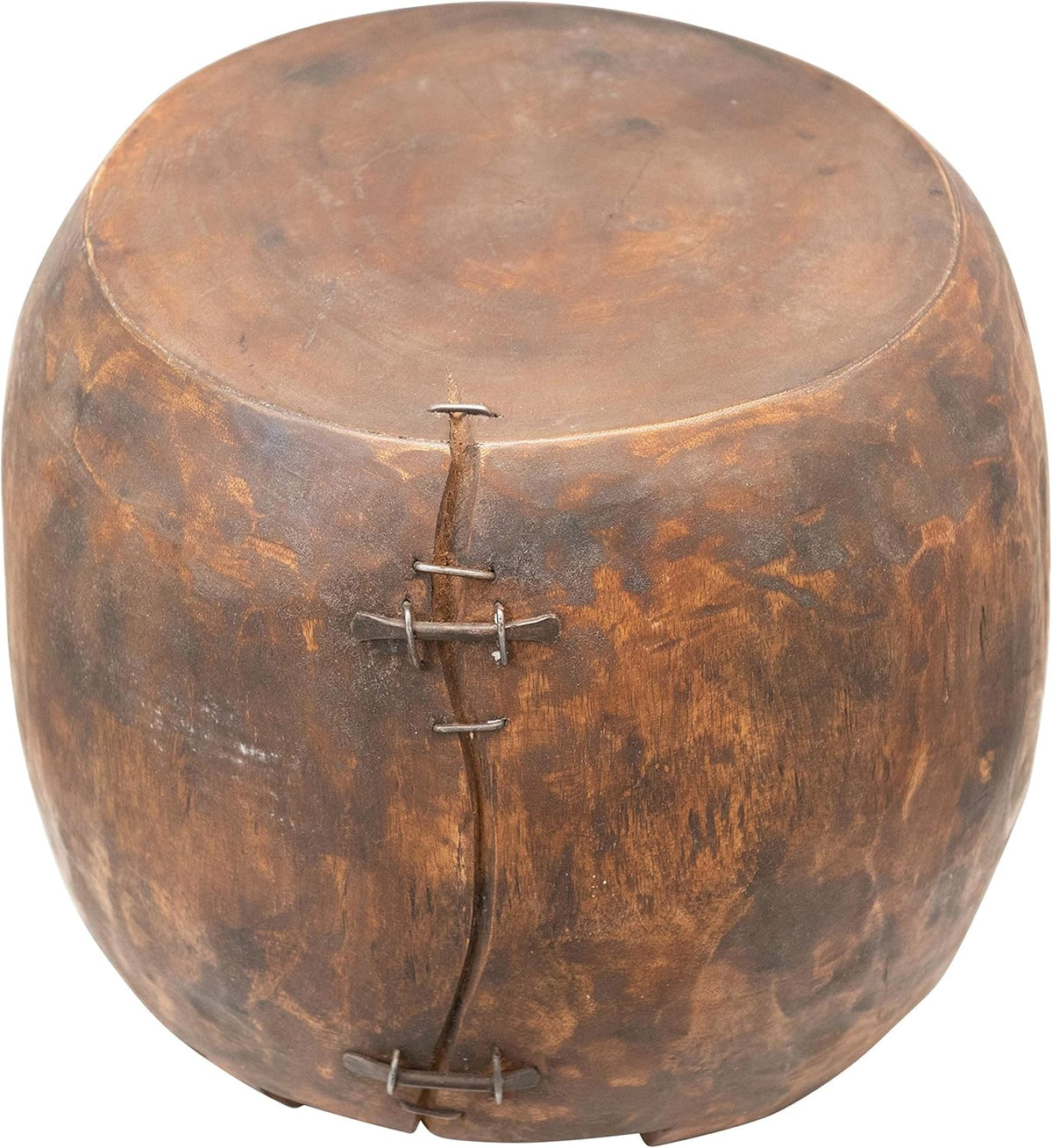 Brown Mango Wood Pedestal T868