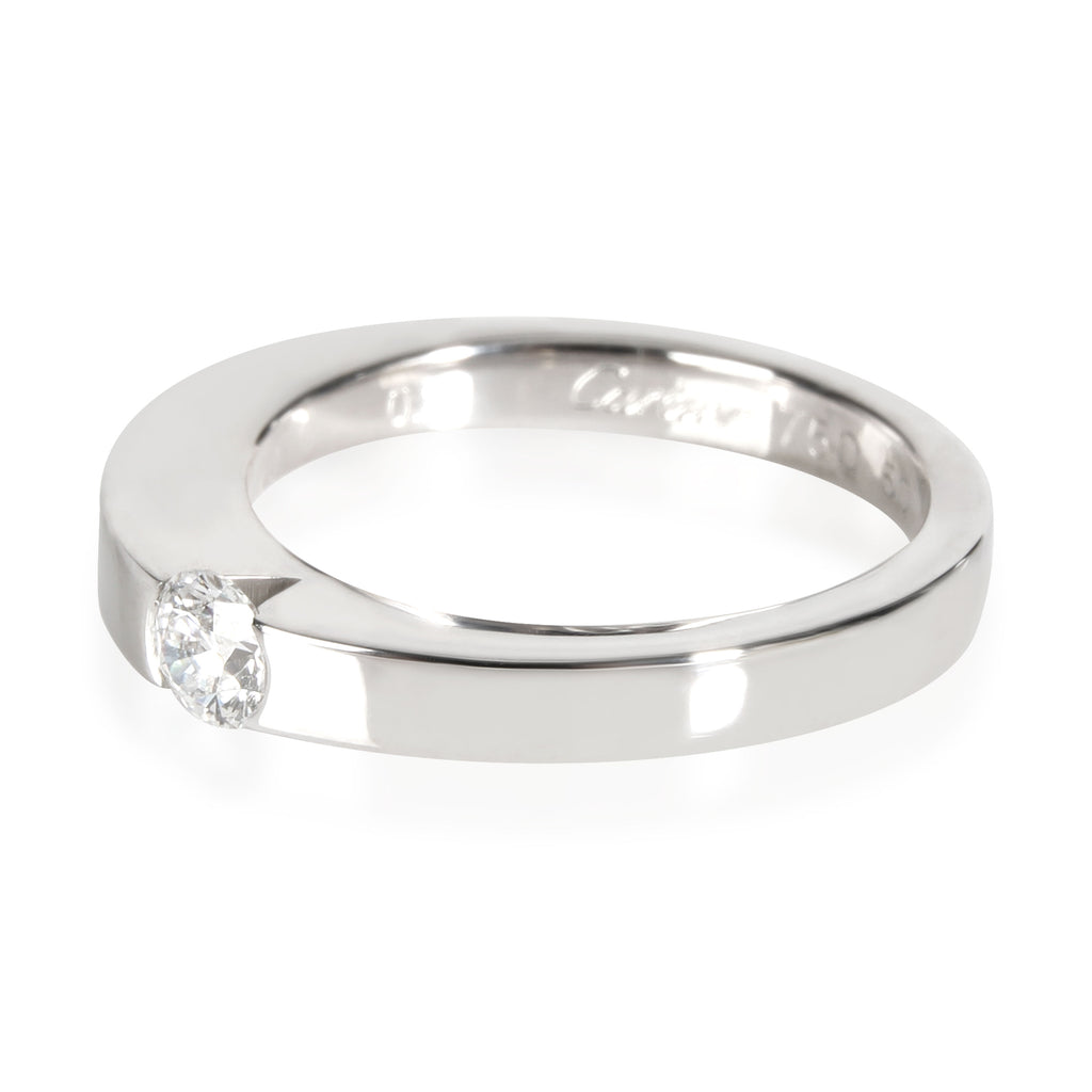 18K White Gold Diamond Solitaire Ring G284747