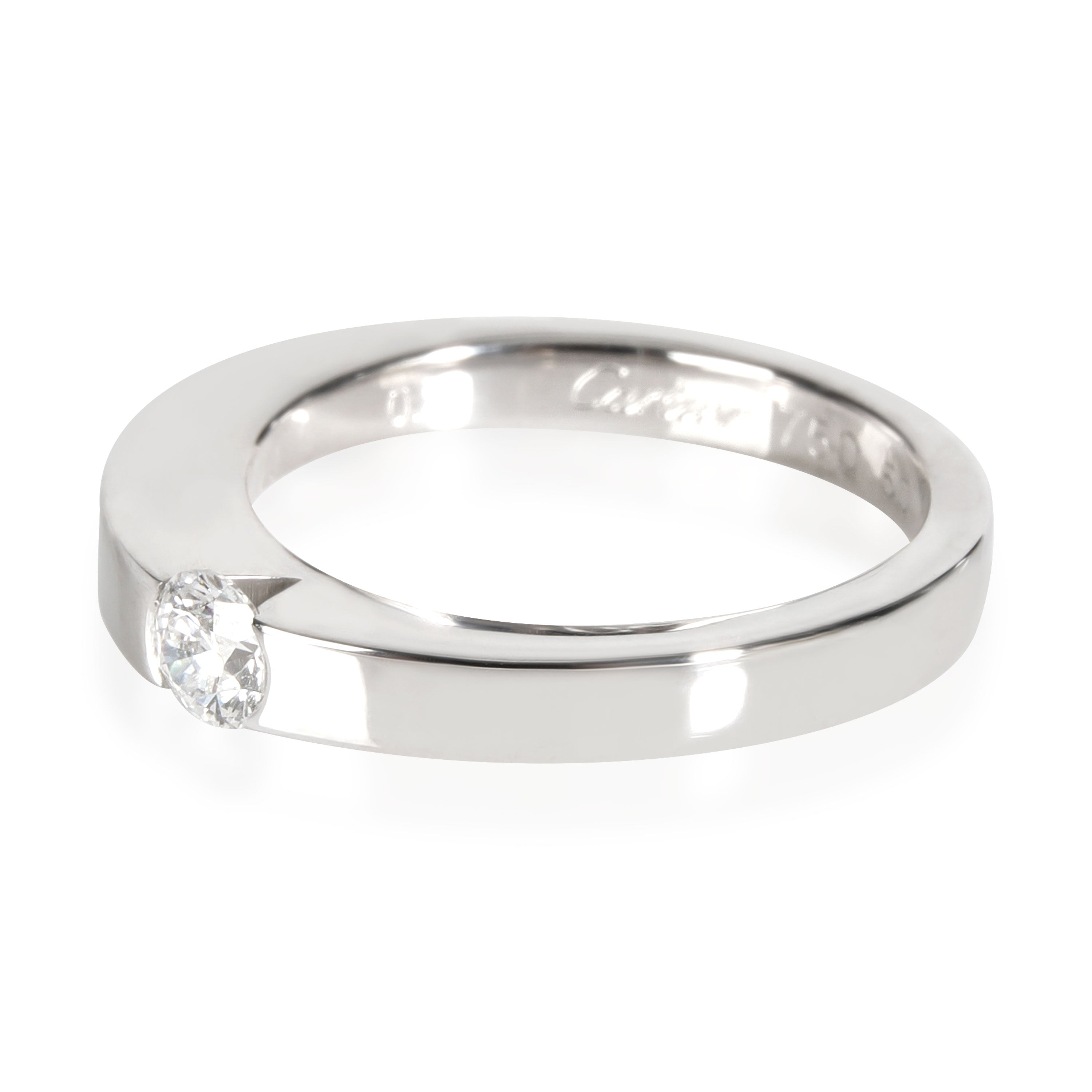 18K White Gold Diamond Solitaire Ring G284747