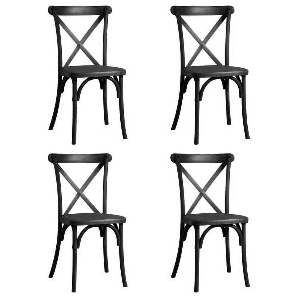 Resin Dining Side Chair Set of 4 C35934