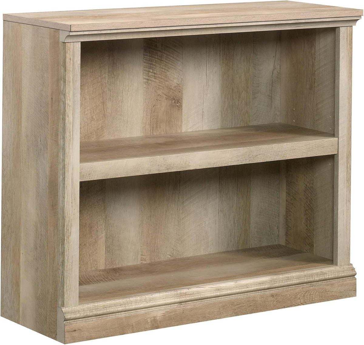 2-Shelf Bookcase, Salt Oak finish X55574