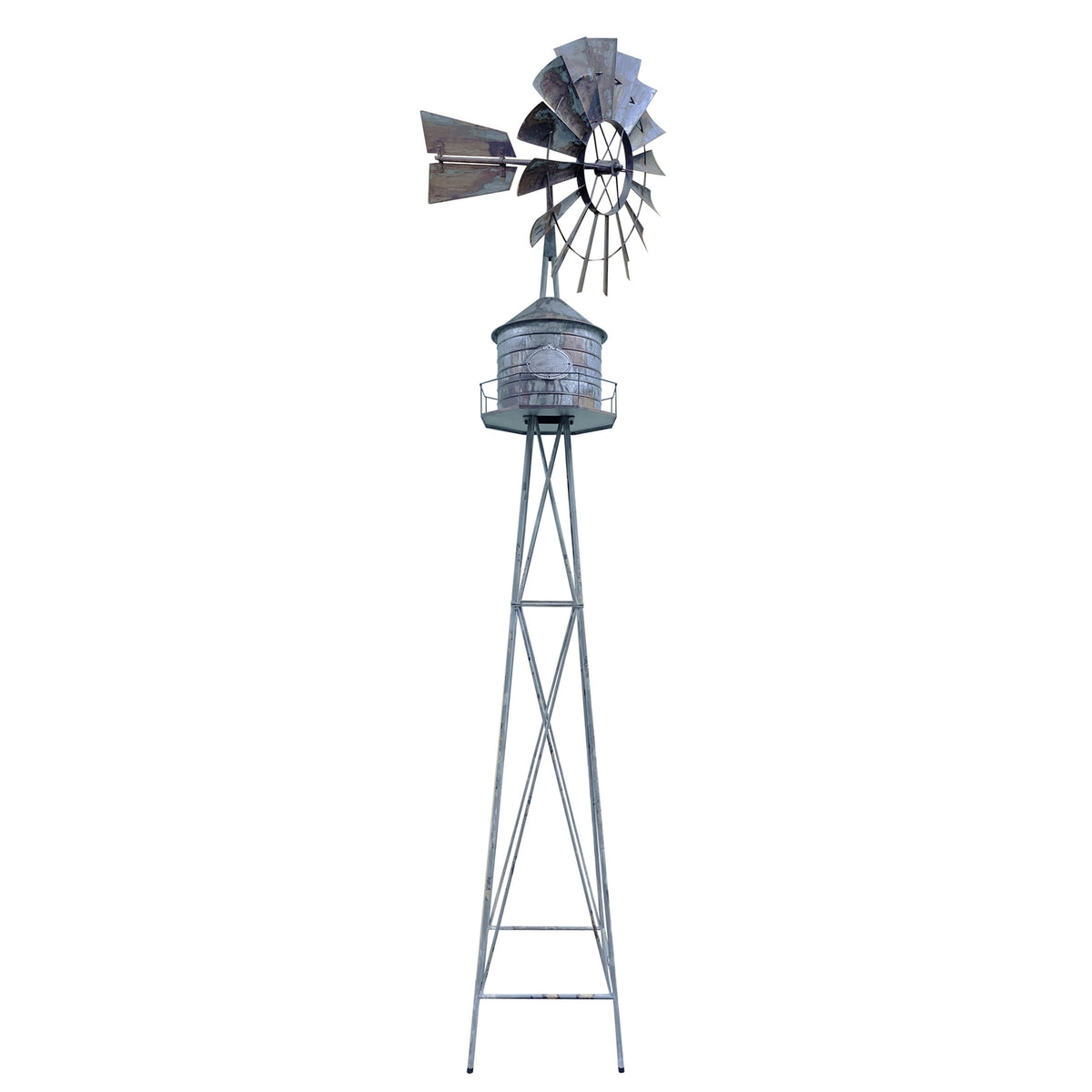 Galvanized Water Tower X55387