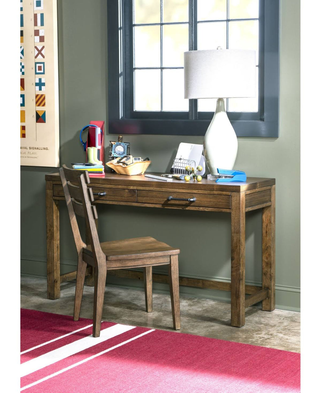 White Wood Seat Chair K4248