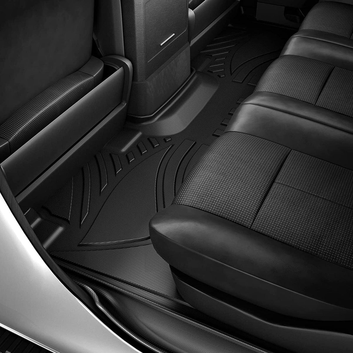 Floor Mats for 2016-2022 Honda HR-V 1st & 2nd Row All Season Rubber TPE Liners B93860