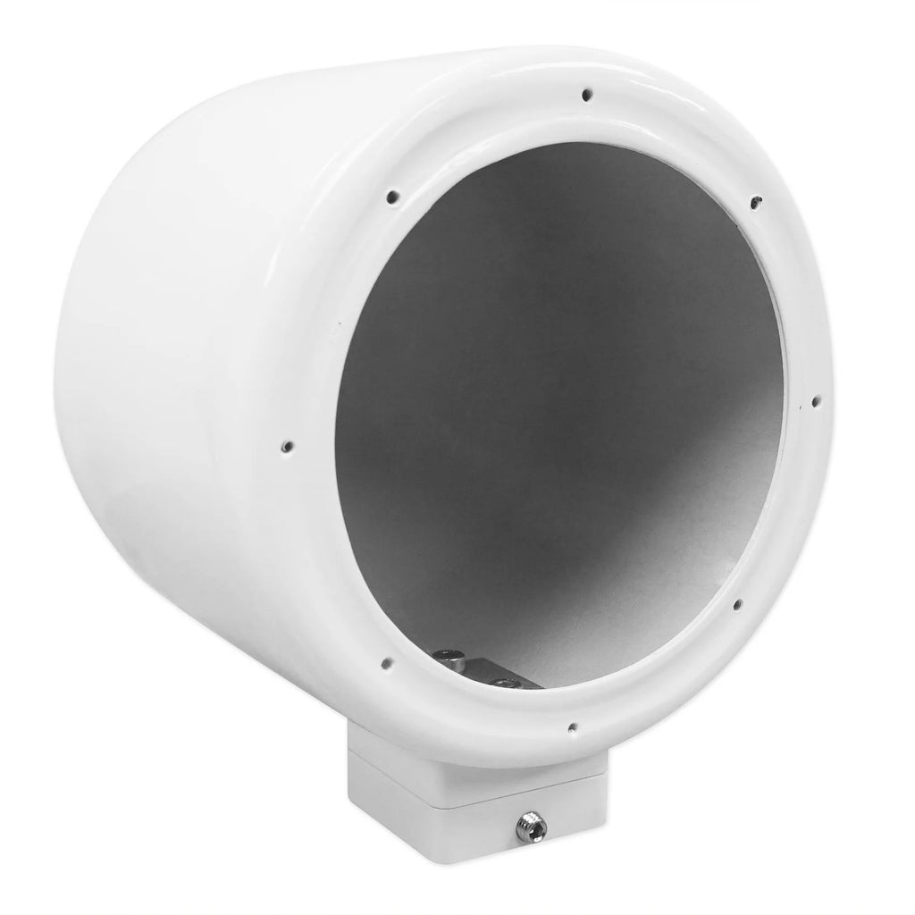 5.25" 360° Swivel White Aluminum Tower Speakers I8214