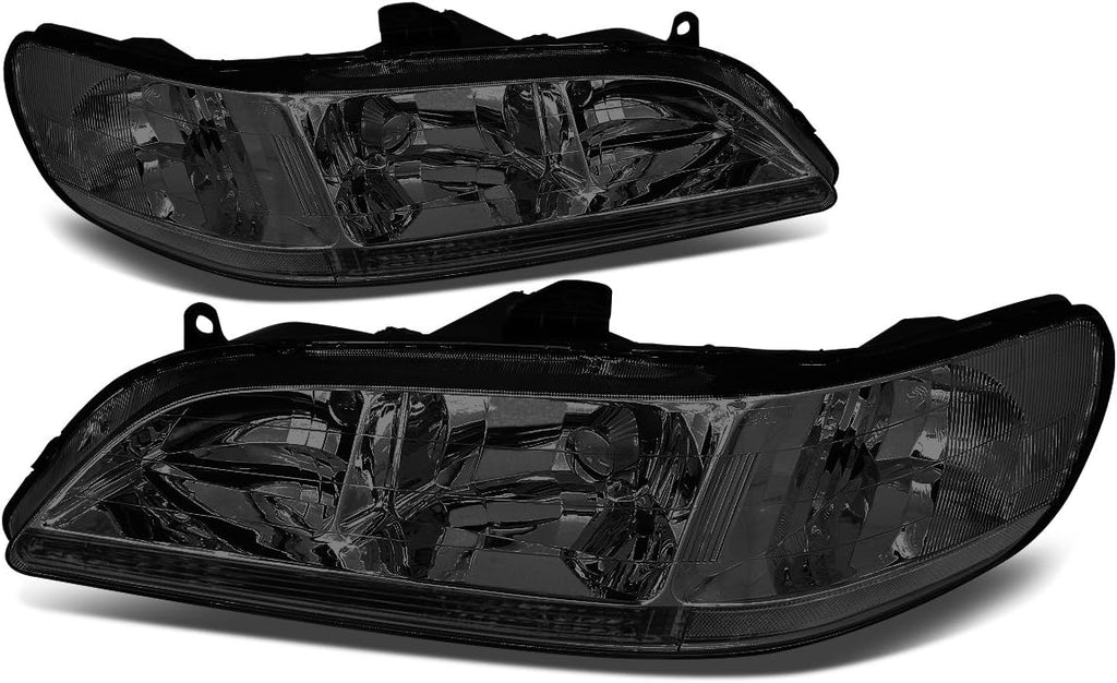 Chrome Housing Clear Corner Headlights Assembly E377562