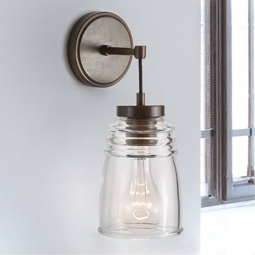 Nordic Grey 1 Light Sconce H7818