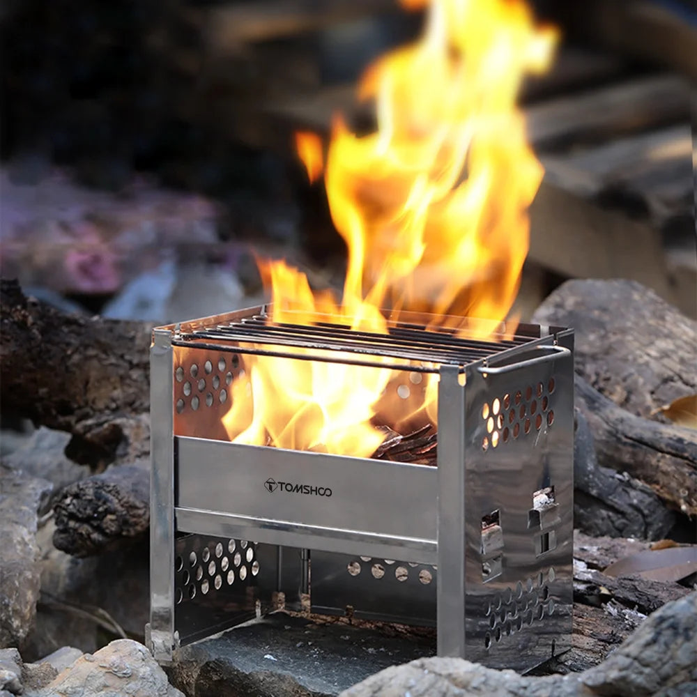 Stainless Steel Adjustable Stove Stand for BBQ Grill M76804