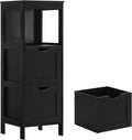 White 3 Removable Drawers Bathroom Floor Cabinet I786878