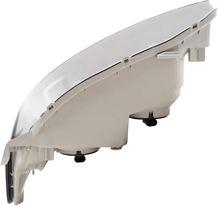 Halogen Headlights Set with Chrome Bezels I1356