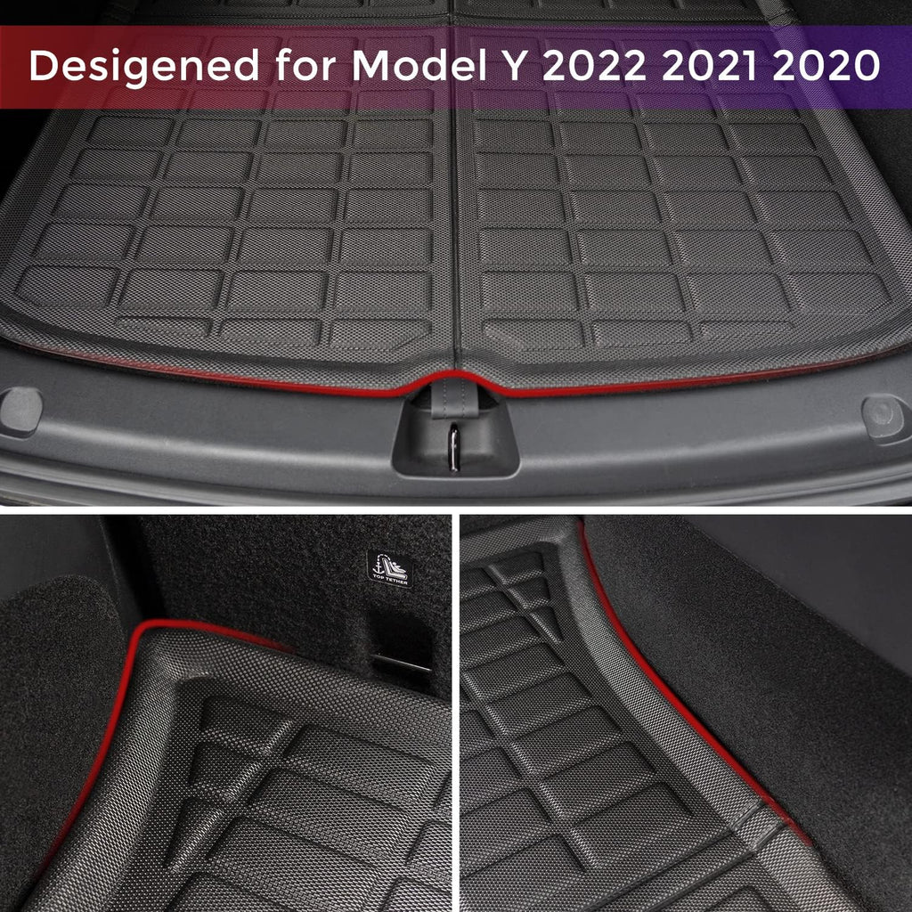 Rear Trunk Mats Cargo Mat Waterproof Trunk Cargo Liner Floor Mats I184862