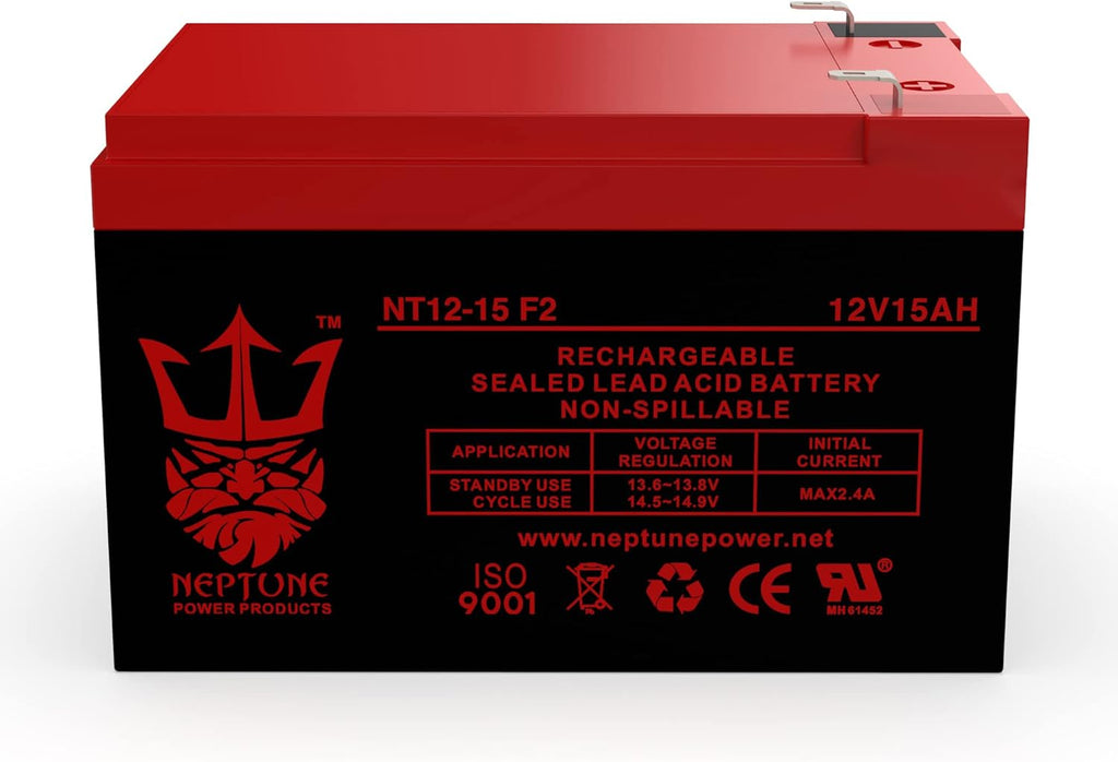 12V 15AH F2 Replaces Razor MX650 Dirt Rocket - 2 Pack R3175
