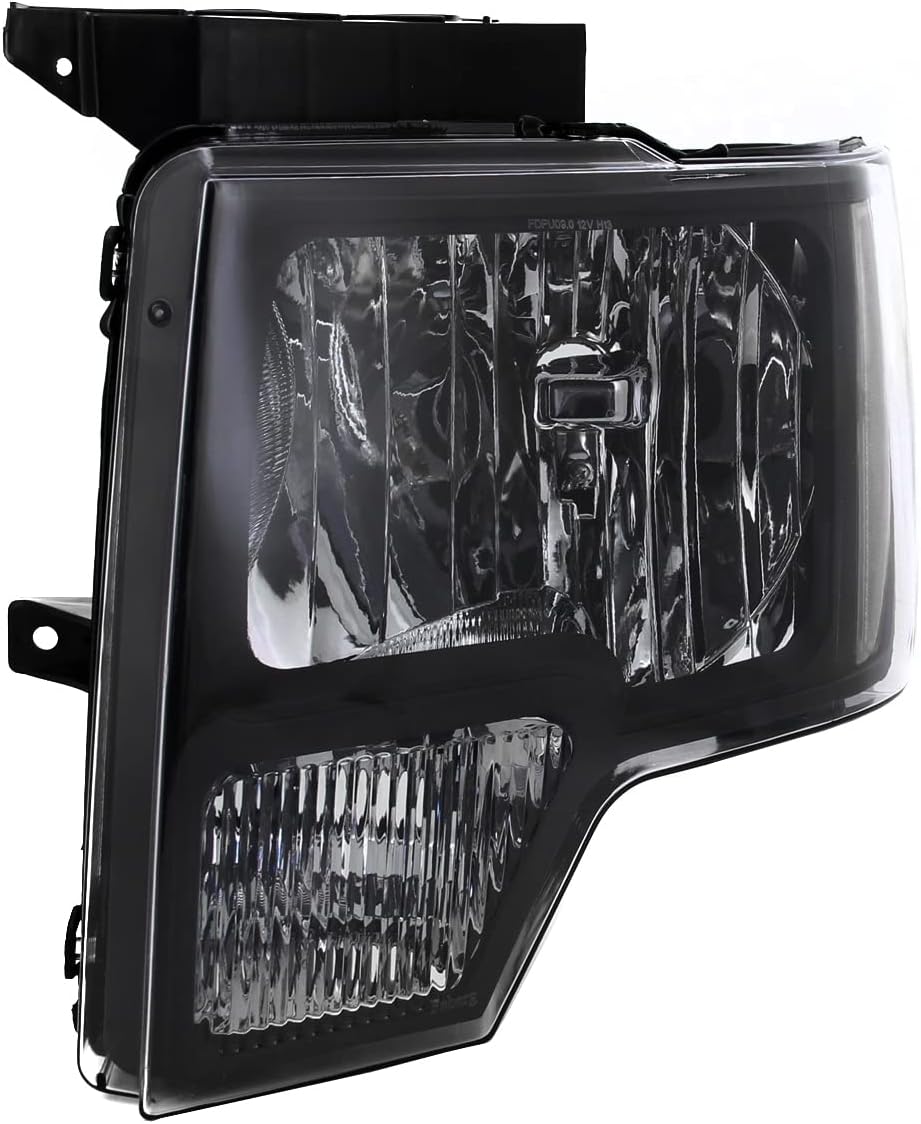 Euro Black Headlights Pair Z556066