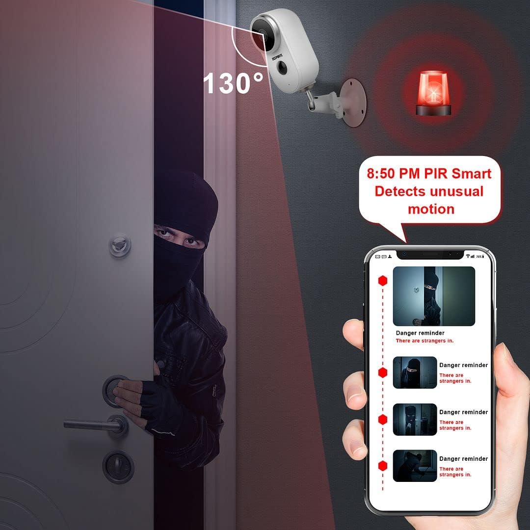 1080P HD Wireless Security Camera with Night Vision R265