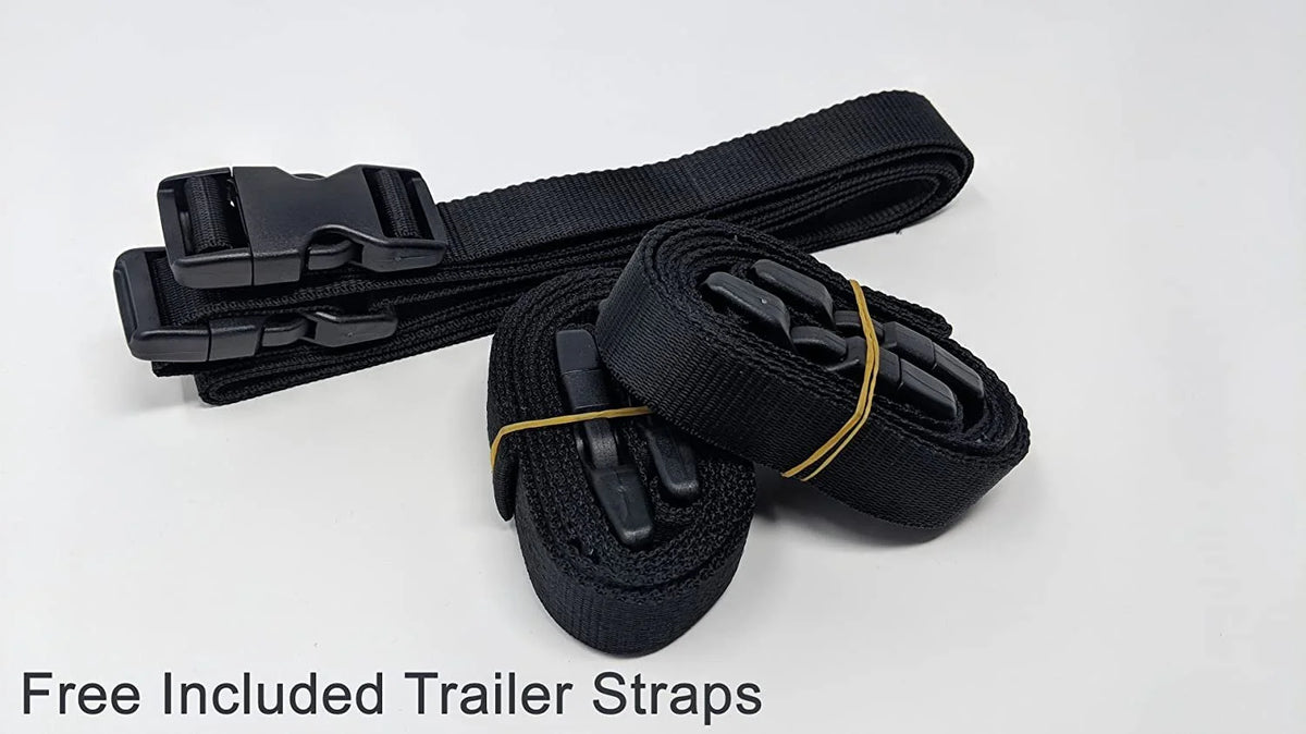 Gray / Black Trailerable Jet Ski Cover with Trailer Straps and Storage Bag V210